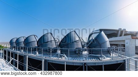 Ndustry Cooling Tower Air Conditioner Is Water Cooling Tower Air Chiller Hvac Of Large Industrial Bu
