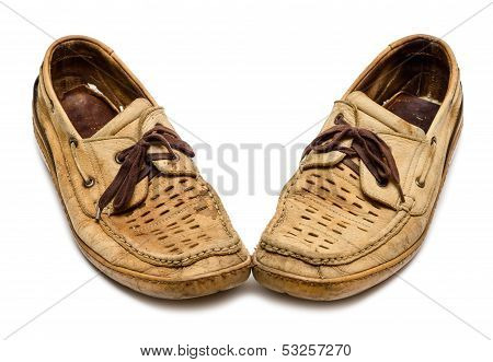 Pair Of Old Moccasins
