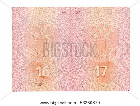 Opened Russian Passport
