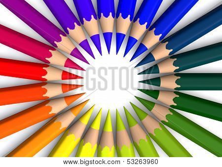 Circle Of Crayons
