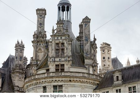 Castle of Chambord in Cher Valley France