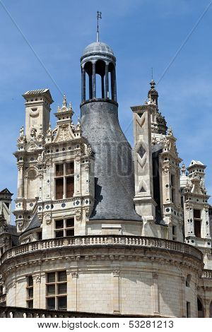 Castle of Chambord in Cher Valley France