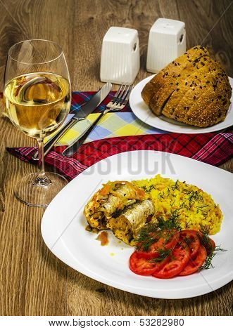 Fish Fillet With Vegetables