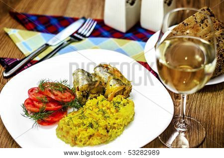 Fish Fillet With Vegetables