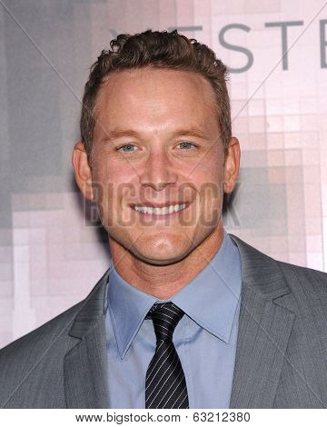 LOS ANGELES - APR 10:  Cole Hauser arrives to the 'Transcendence' Los Angeles Premiere  on April 10, 2014 in Westwood, CA                