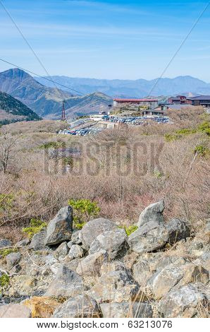 Owakudani, Sulfur Quarry In Hakone, Japan
