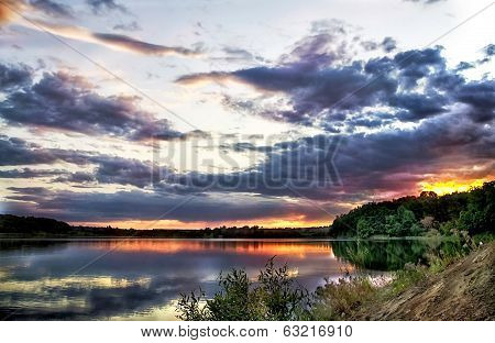 Sunset On The Lake
