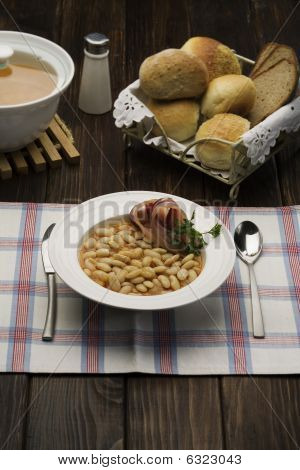 hjem kogte stuehus middag