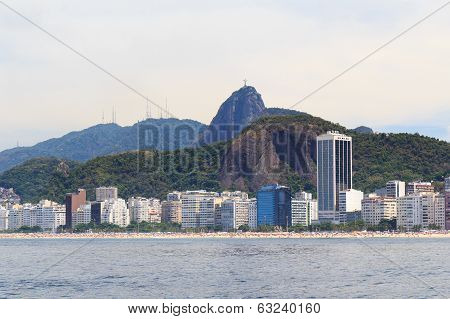 Copacabana Beach Christ The Redeemer Corcovado, Rio De Janeiro