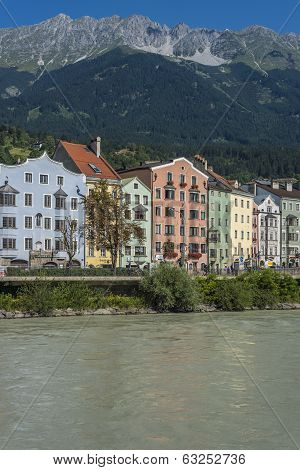 Mariahilf Street In Innsbruck, Austria.