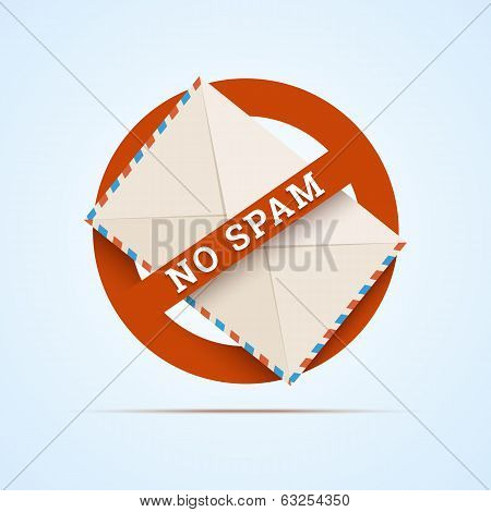 No spam illustration.