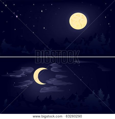 Two Phases Of The Moon