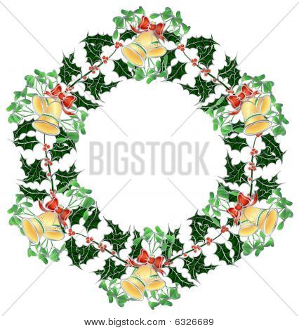 Christmas krans med klokker