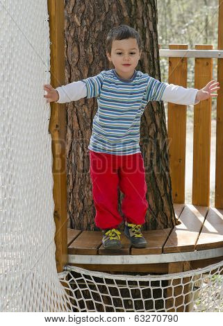Child At Adventure Playground