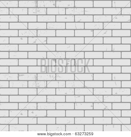 Background of Brick Wall Texture Seamless Pattern Vector Illustr