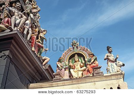 Sri Mariamman Hindu Temple in Singapore.