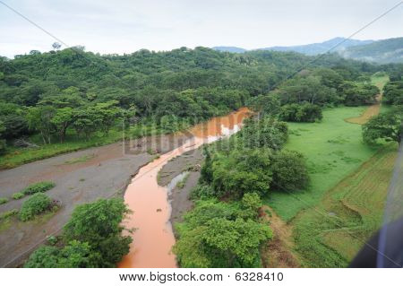 Luftbild in Costa rica