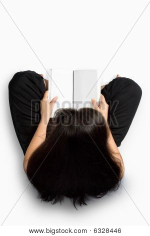 Livros de leitura de menina