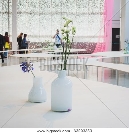 Flowers At Ventura Lambrate Space During Milan Design Week