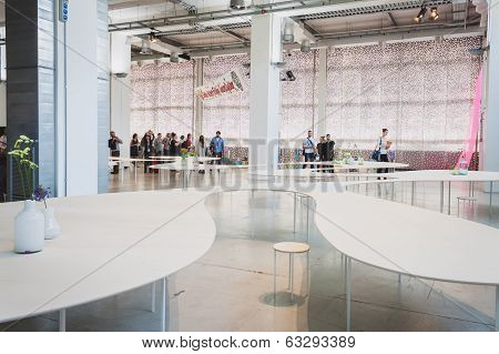 People At Ventura Lambrate Space During Milan Design Week