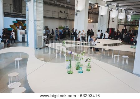 People At Ventura Lambrate Space During Milan Design Week
