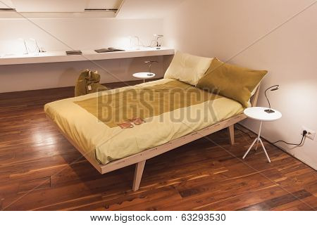 Bedroom At Ventura Lambrate Space During Milan Design Week