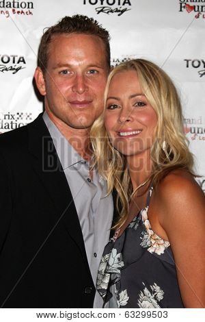 LOS ANGELES - APR 11:  Cole Hauser, Cynthia Daniel at the Long Beach Grand Prix Foundation Gala at Westin Hotel on April 11, 2014 in Long Beach, CA