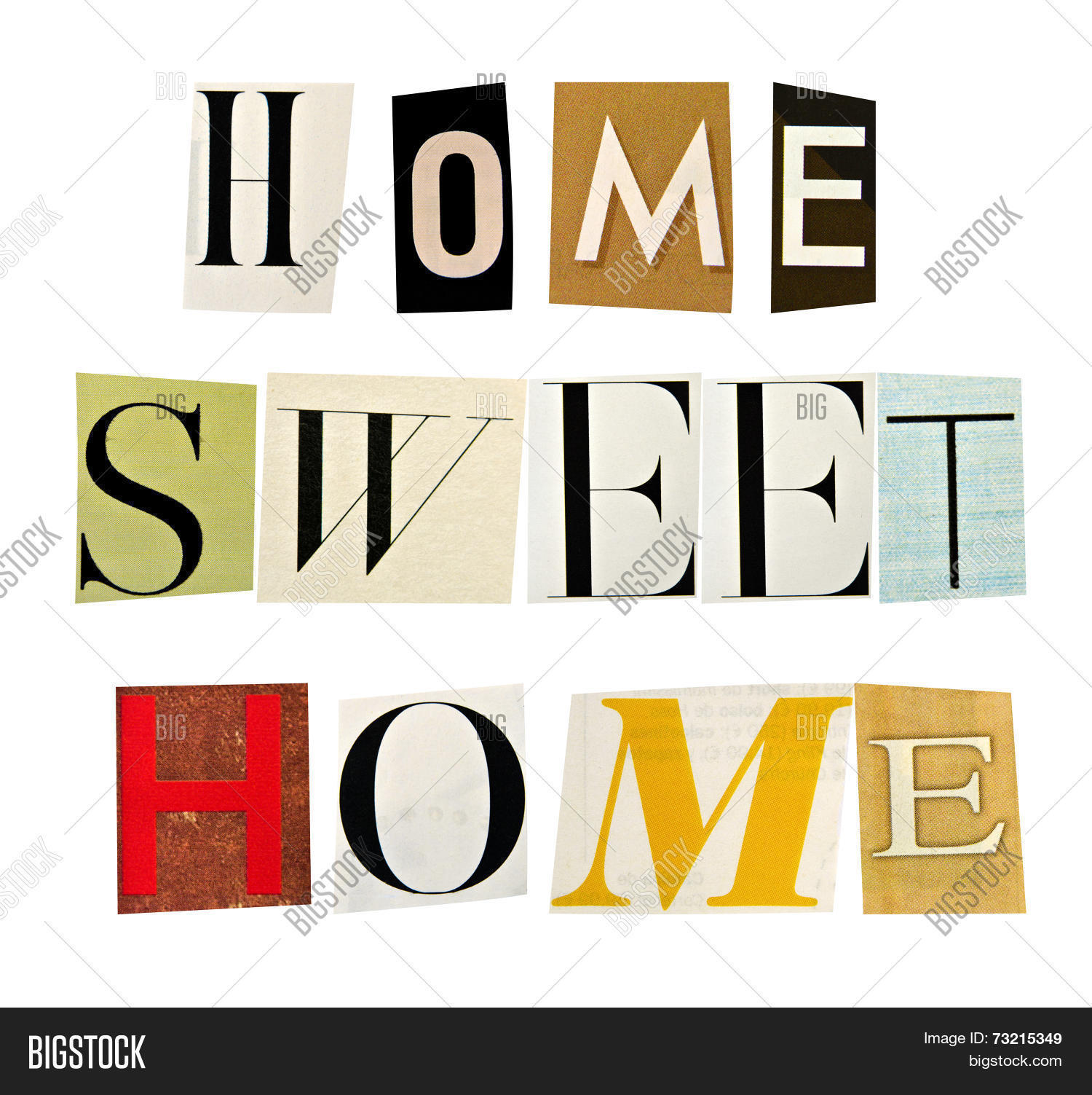 Phrase Home Sweet Home Image & Photo (Free Trial) Bigstock