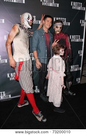 LOS ANGELES - OCT 3:  Dean Geyer at the Knott's Scary Farm Celebrity VIP Opening  at Knott's Berry Farm on October 3, 2014 in Buena Park, CA