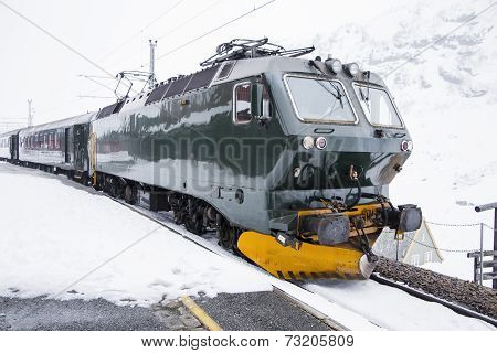 Railway In The Mountains