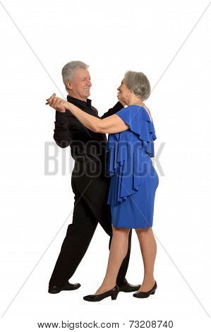 old couple dancing