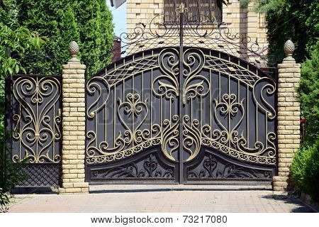 Forged Gates And Gate.