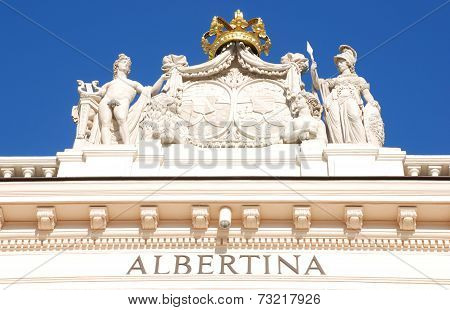 Sculpture On Albertina Museum(Vienna)