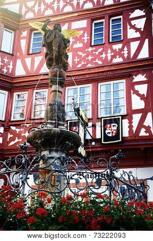 Traditional German Timber Frame House In Bernkastel-kues