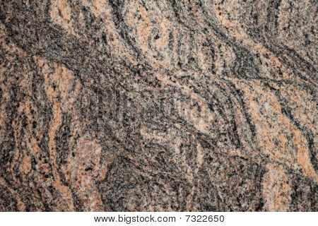 Surface de la dalle de granit poli