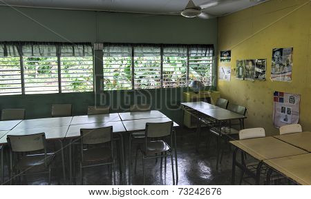 Rural School In The Dominican Republic