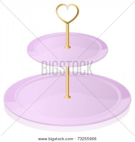 Illustration of an empty cupcake tray on a white background
