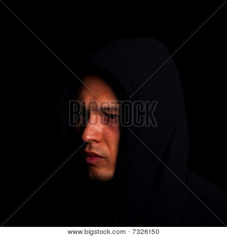 Hombre con Hoddie