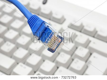 Ethernet Cable Over Keyboard