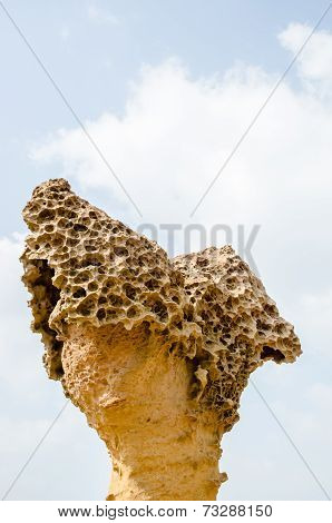 Rock Formation At Yehliu Geopark Taiwan