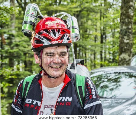 Funny Disguised Fan Of Le Tour De France