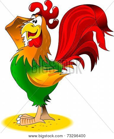 Green Rooster