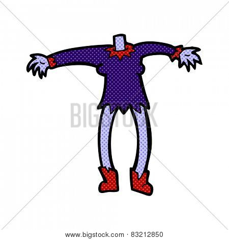 retro comic book style cartoon vampire body (mix and match retro comic book style cartoons or add own photo head)
