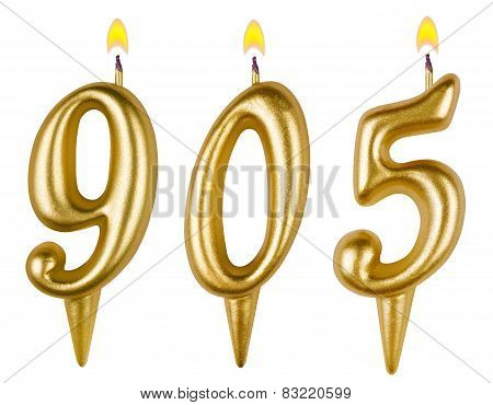 Candles Number Nine Hundred Five