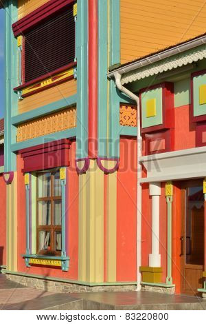 theme park exterior details