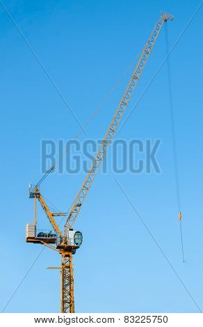 Tower Cranes And Blue Sky