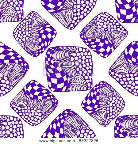 pattern of stripes and circles