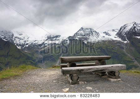 Mountain landscape in Hohe Tauern National Park, Austria, Europe