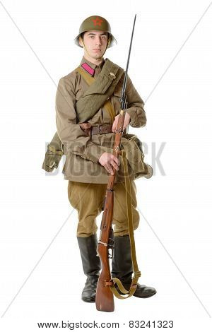 Soviet Soldier Uniform Early In The War