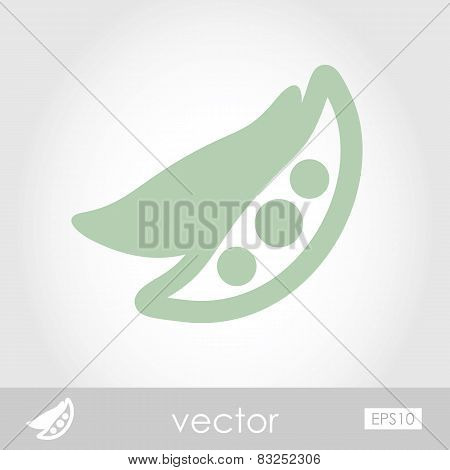 Vector Pea Icon